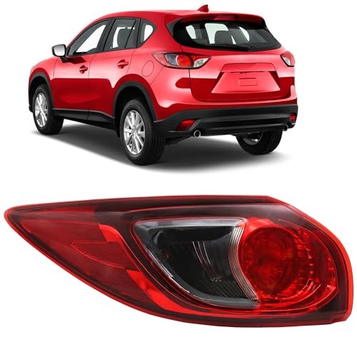 Outer Tail Light Fit for 2013 2014 2015 2016 Mazda CX-5, Left Driver Side