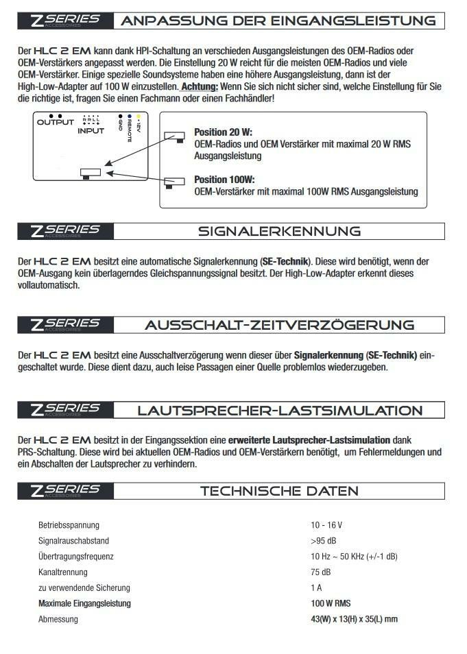 Plug & Play QUADLOCK High Low Adapter for BMW 1 Series E81, E82, E87, E88,...