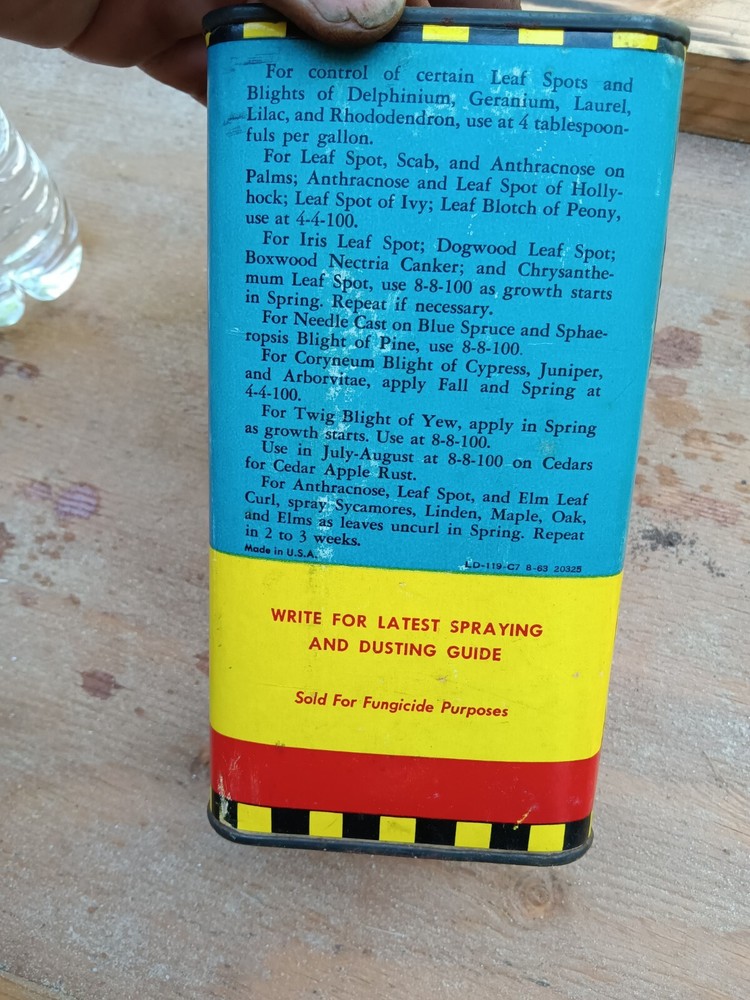 Vintage Acme Bordeaux Mixture Container