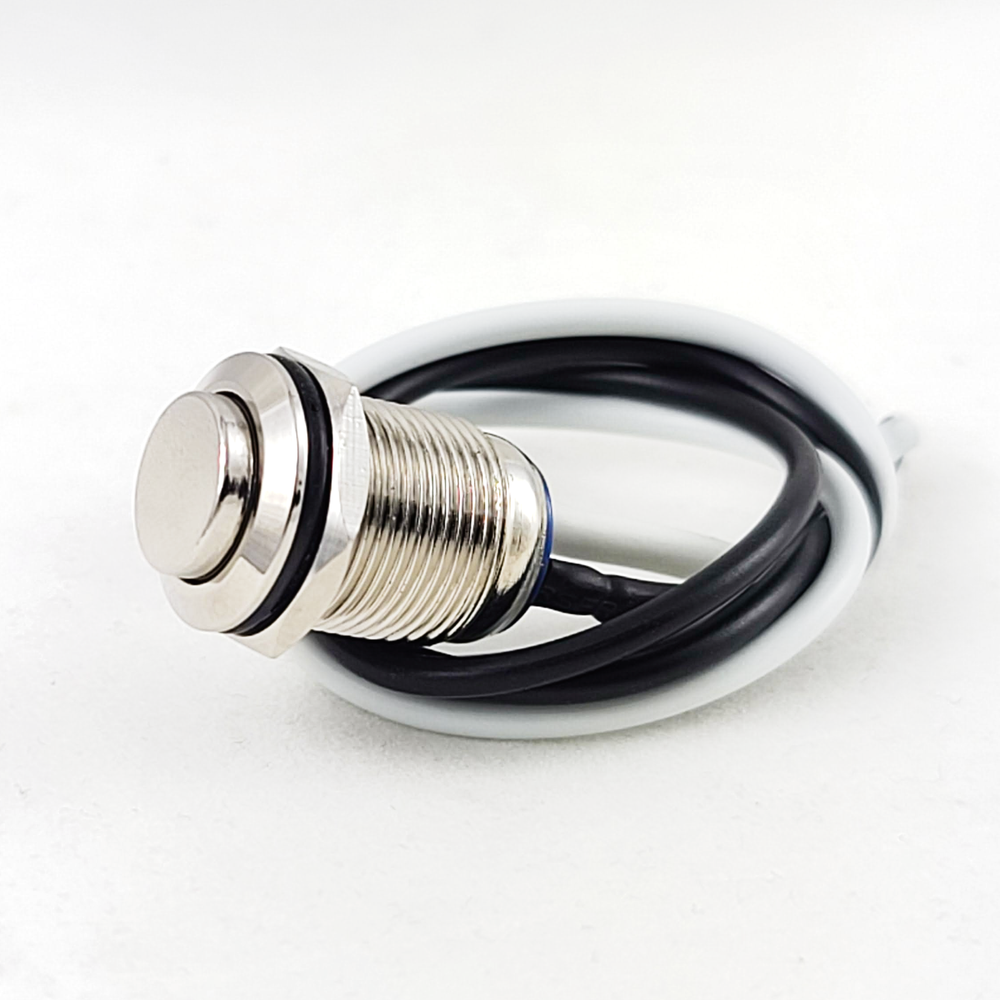 Tesi IDO 12mm Momentary Metal Push Button Guitar Kill Switch