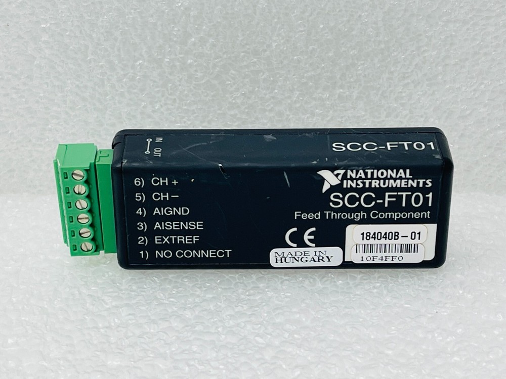 National Instruments NI SCC-FT01 Feedthrough/Breadboard Module / USED