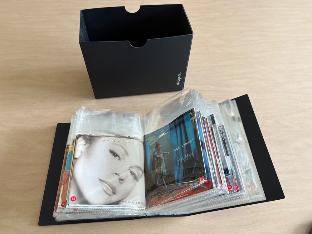 120 CDs & Liner Notes in Discgear Selector Storage Case & Binder