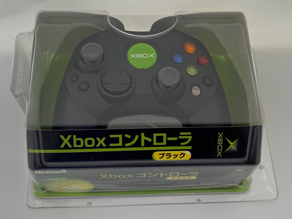 NEW Sealed Microsoft Xbox Controller 2001 Black First Generation Japan Version