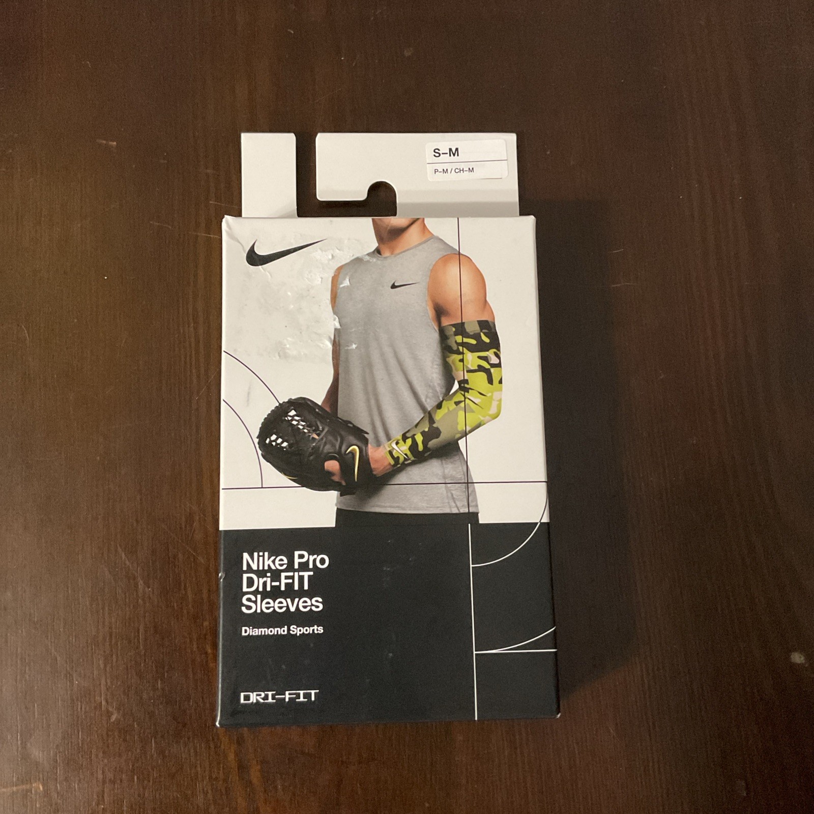 Nike Pro Dri-Fit Sleeves Camo Baseball Sleeves Mens Small/Medium