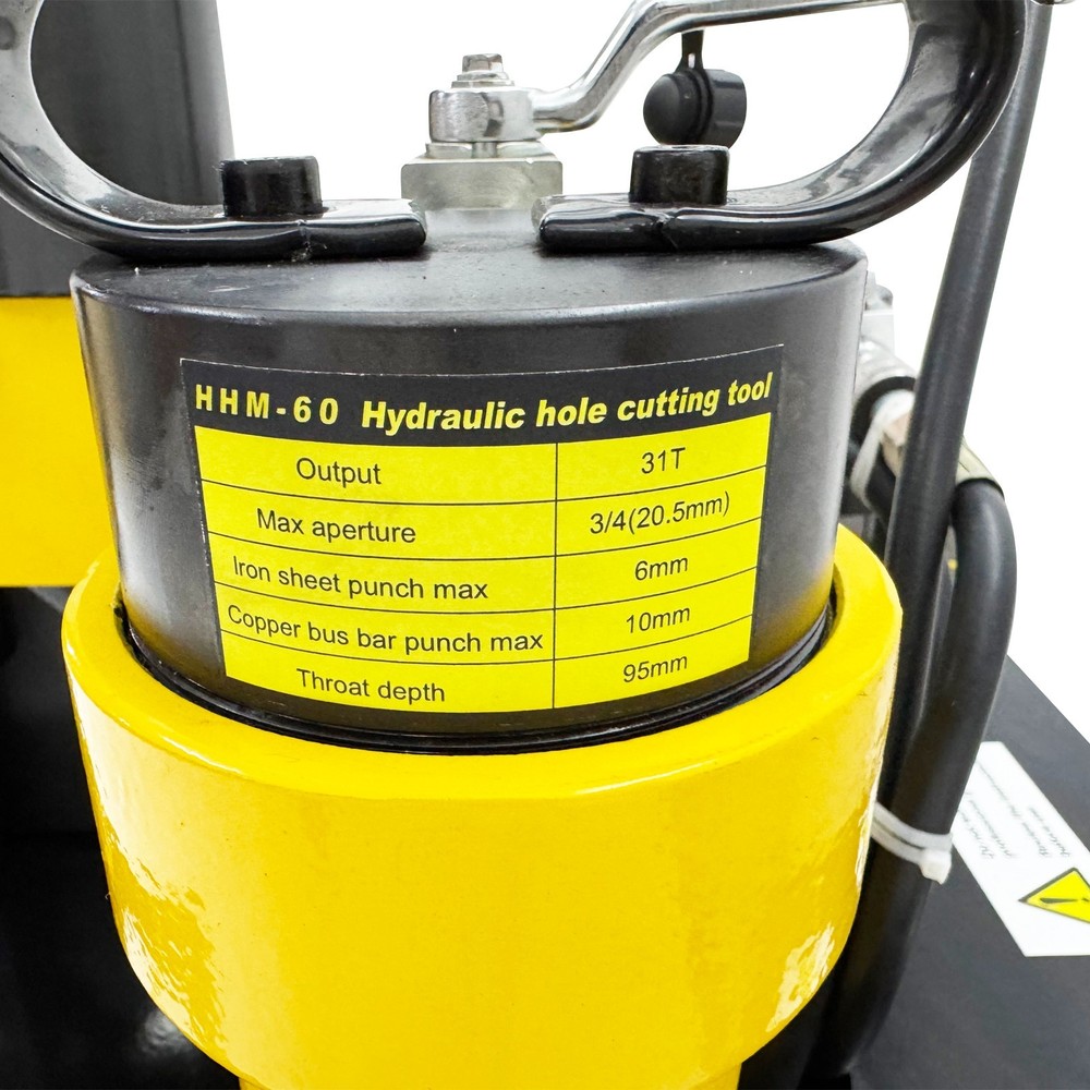 Electric Hydraulic Angle Iron Processing Machine Cutting Punching Chamfering