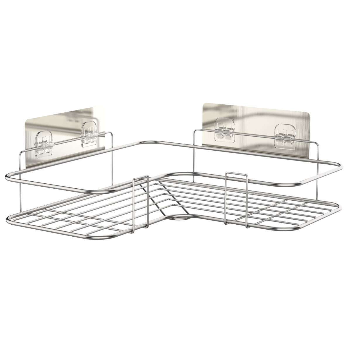 Shower Caddy Shelf Bathroom Corner Bath Storage Holder Organizer Triangular Rack