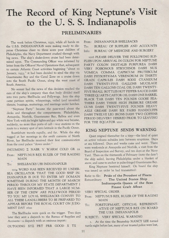 ☆ USS INDIANAPOLIS CA-35 MAIDEN DEPLOYMENT SHAKEDOWN CRUISE BOOK YEAR LOG 1933 ☆