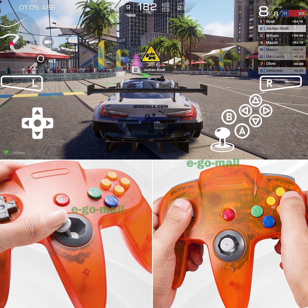 N64 Controller Video Game Gamepad Joystick Joypad Wired For Nintendo 64 Console