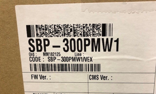 Hanwha SBP-300PMW1 White Pole Mount Adapter