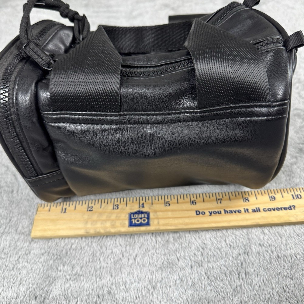 Fabletics Mini Duffel Gym Bag Black with Zipper Workout