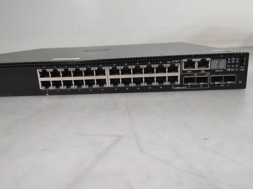 Dell PowerSwitch N3024 24x 1GbE 2x 1G SFP Managed Switch