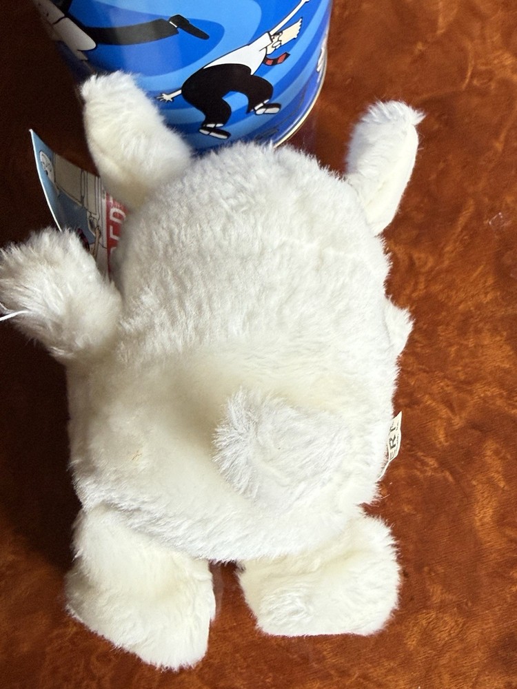 Vintage Dilbert Tin Can With Plush Dogbert - NEW !!