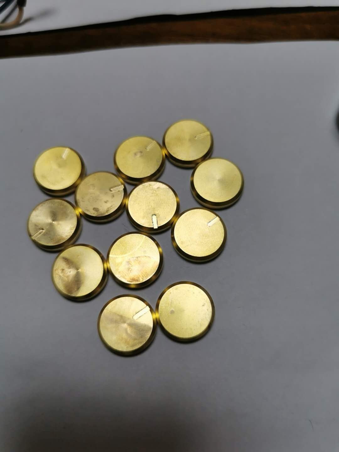 FISHER tube amplifier Knob Brass Cap – Custom Made