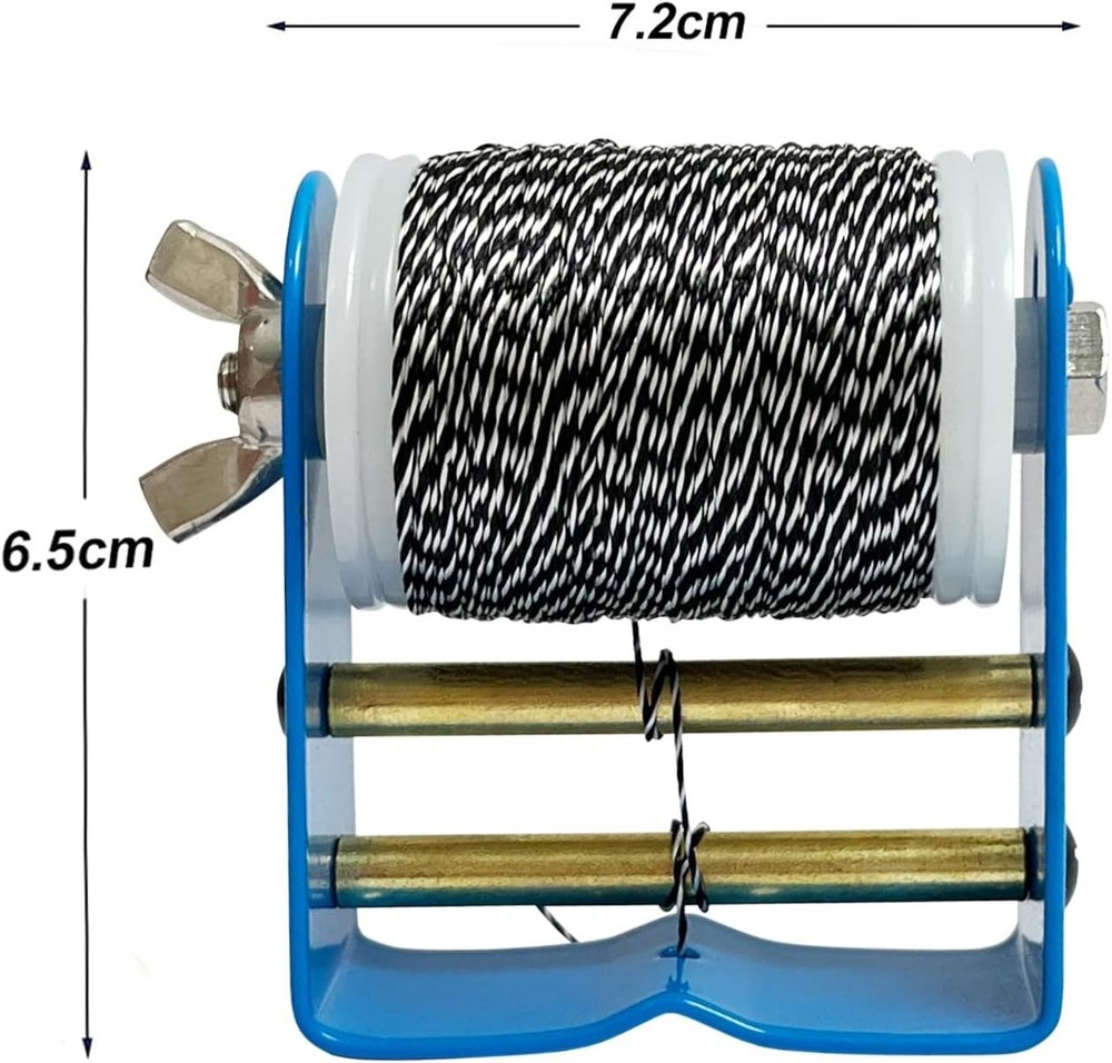 Archery Bowstring Serving Thread Jig 131 yard/120m Bow Blue and Black-white