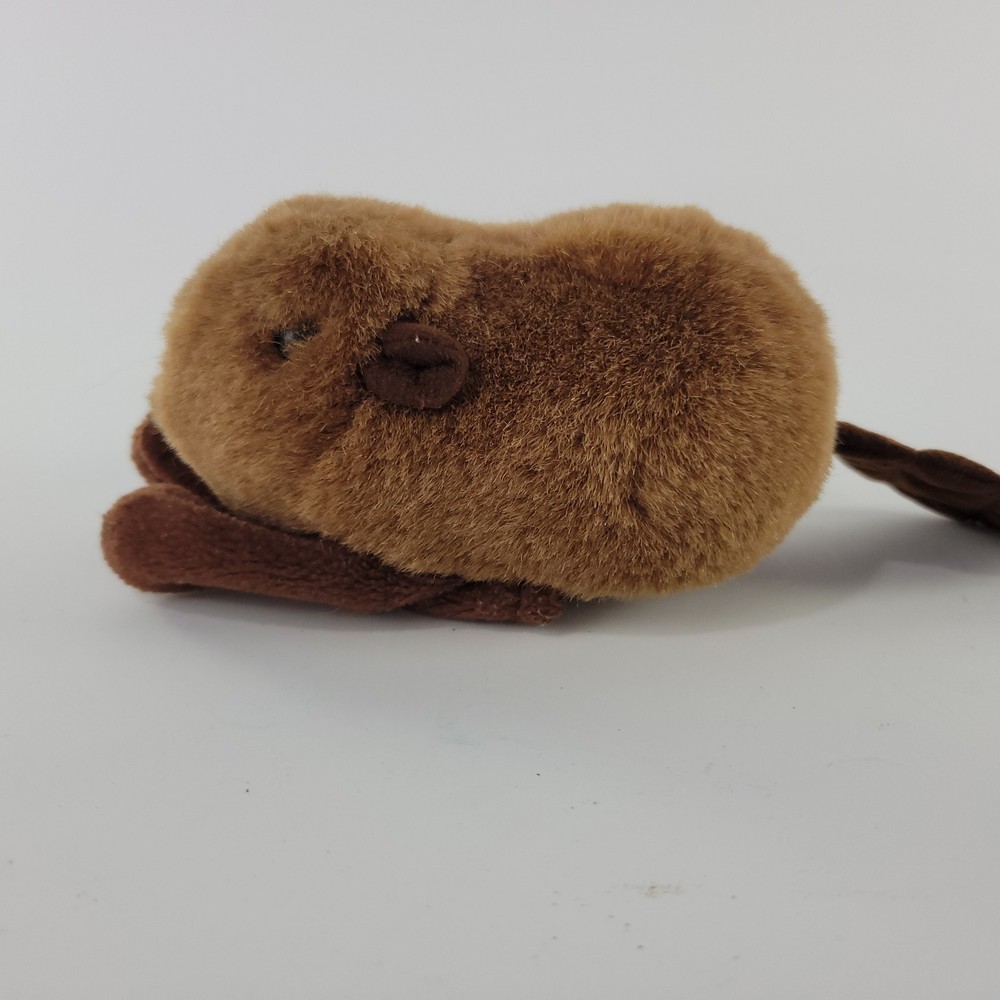 Mary Meyer 1994 Beaver Finger Puppet 7" Plush Stuffed Toy