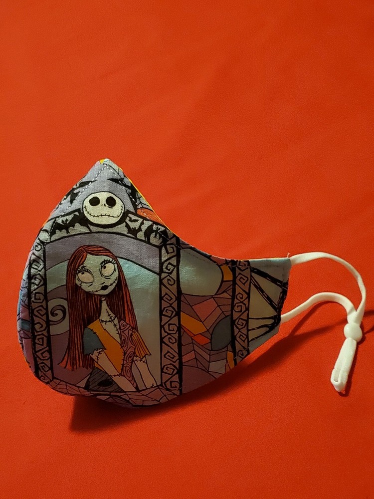 Youth Nightmare Before Christmas Adjustable Face Mask