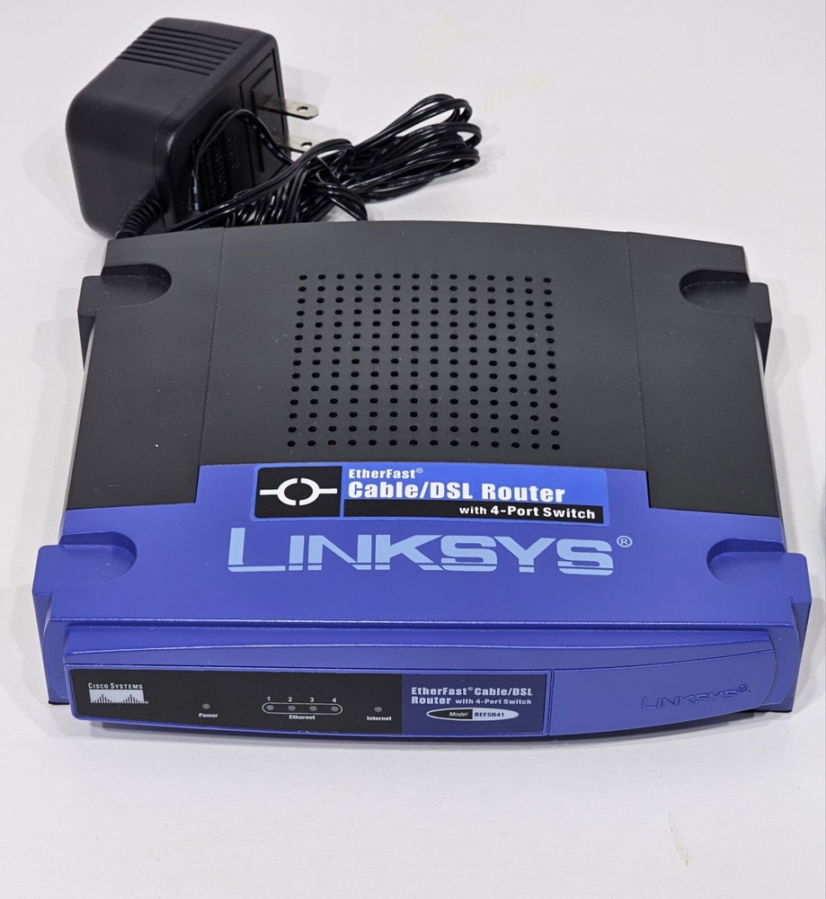 Linksys BEFSR41 Version 4 - 4-Port Cable DSL Wireless Router V4