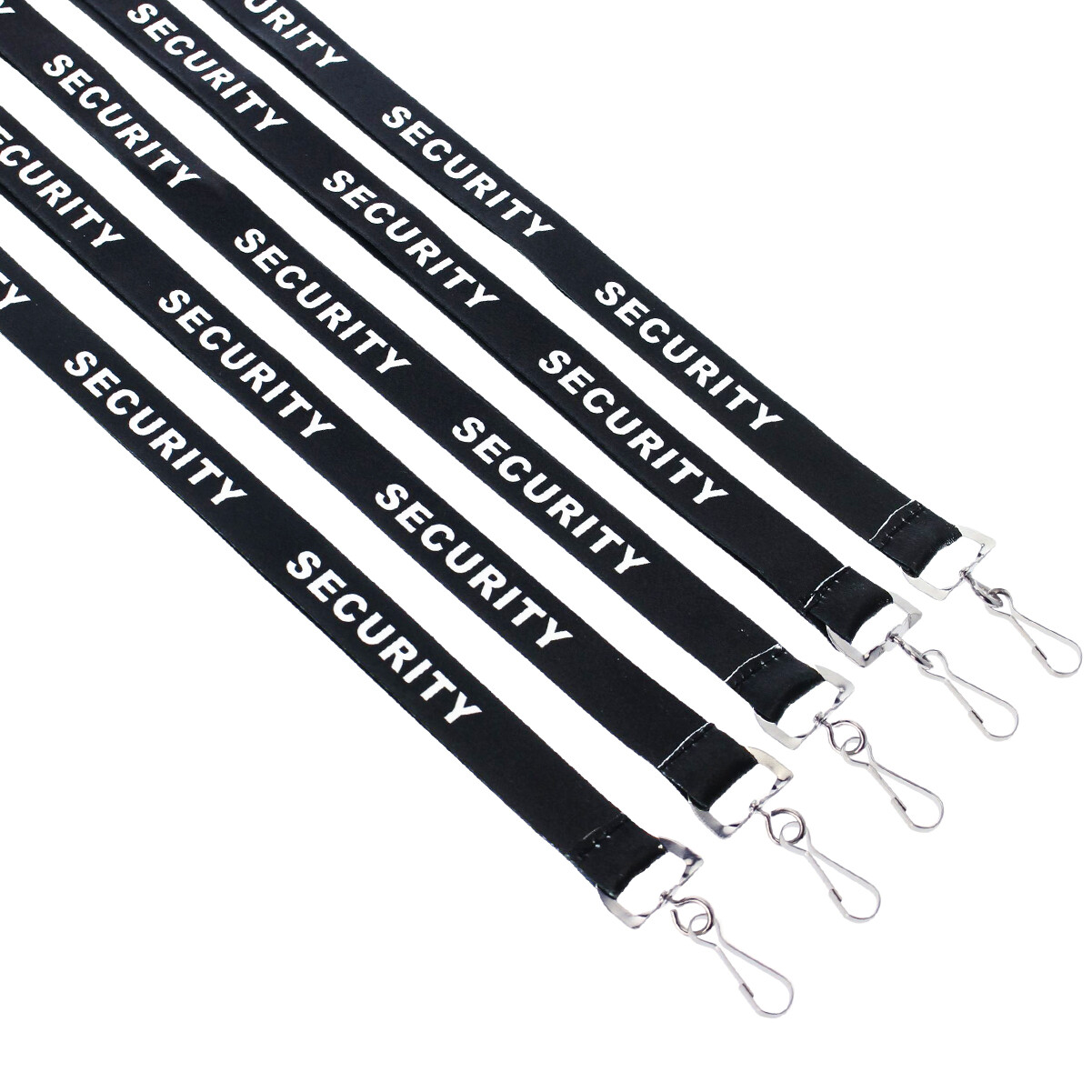 SECURITY Lanyard Keychain with Breakaway Clasp and ID Badge Clip for Personnel