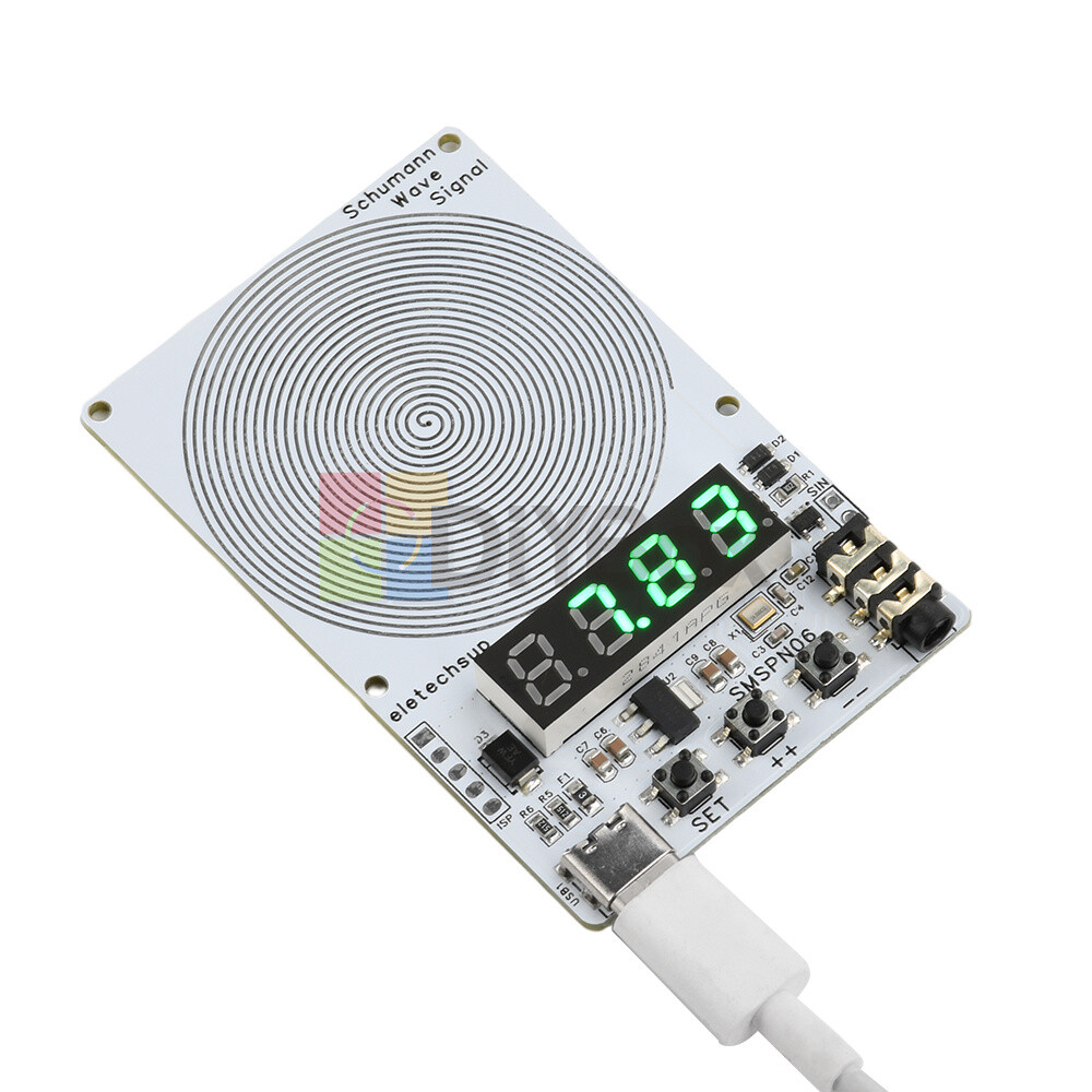 Adjustable 0.01Hz~9999Hz Frequency Schumann Wave Generator 4-Bit Digital Display