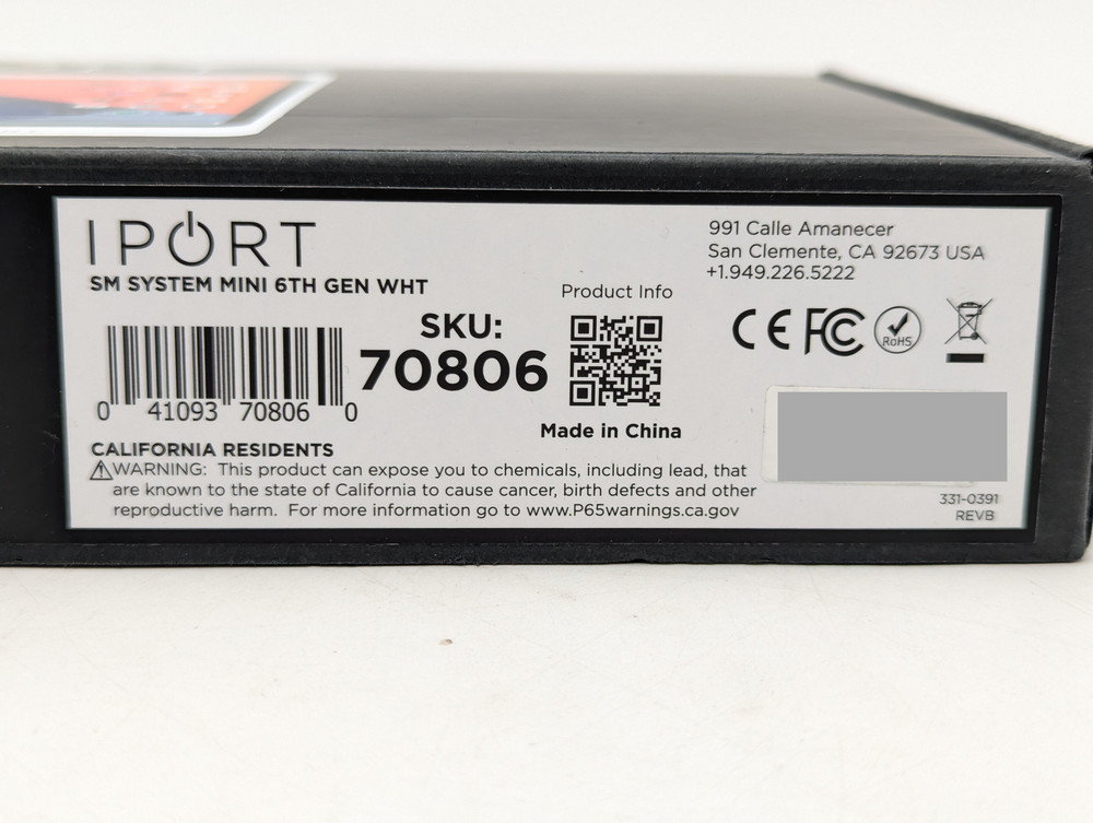 iPort Surface Mount for Apple iPad mini 6th Generation in White | 70806