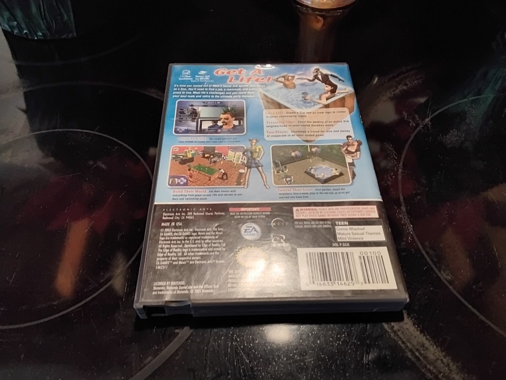 Nintendo Gamecube The Sims Case and Artwork Only Fast Shipping!