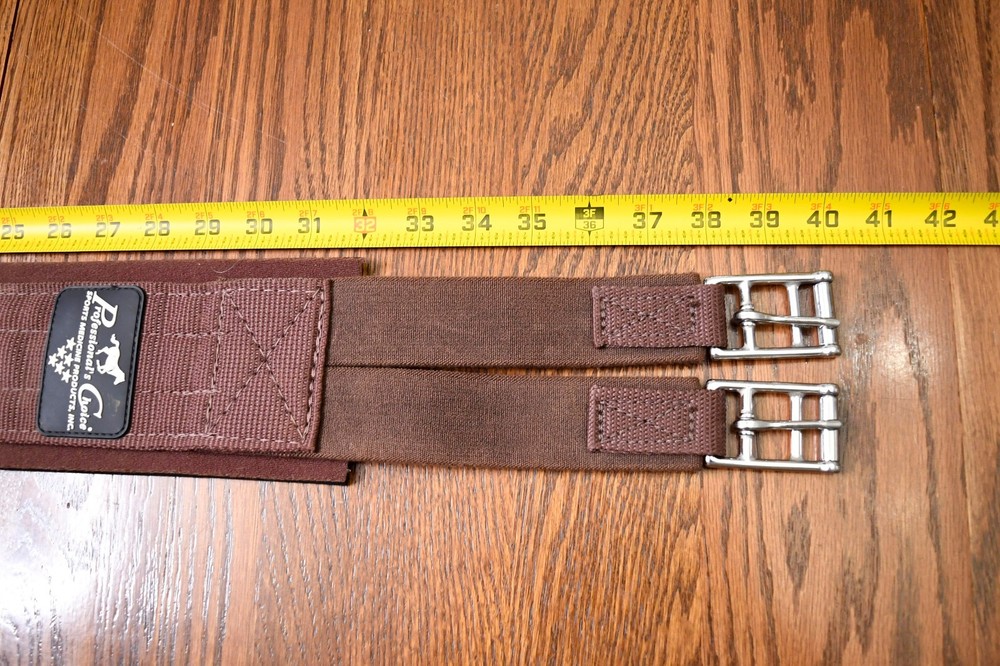 Professional's Choice, girth, brown, 40” pony