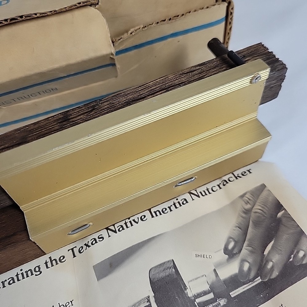 Vintage Texas Native Inertia Nutcracker Model #7141 Original Box & Instructions