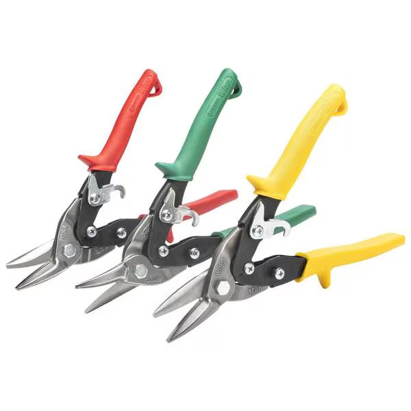CRESCENT 3 Piece Compound Action Aviation Snip Set