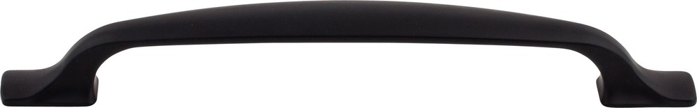 Top Knobs TK865BLK Torbay Pull 6 5/16" (c-c) Flat Black