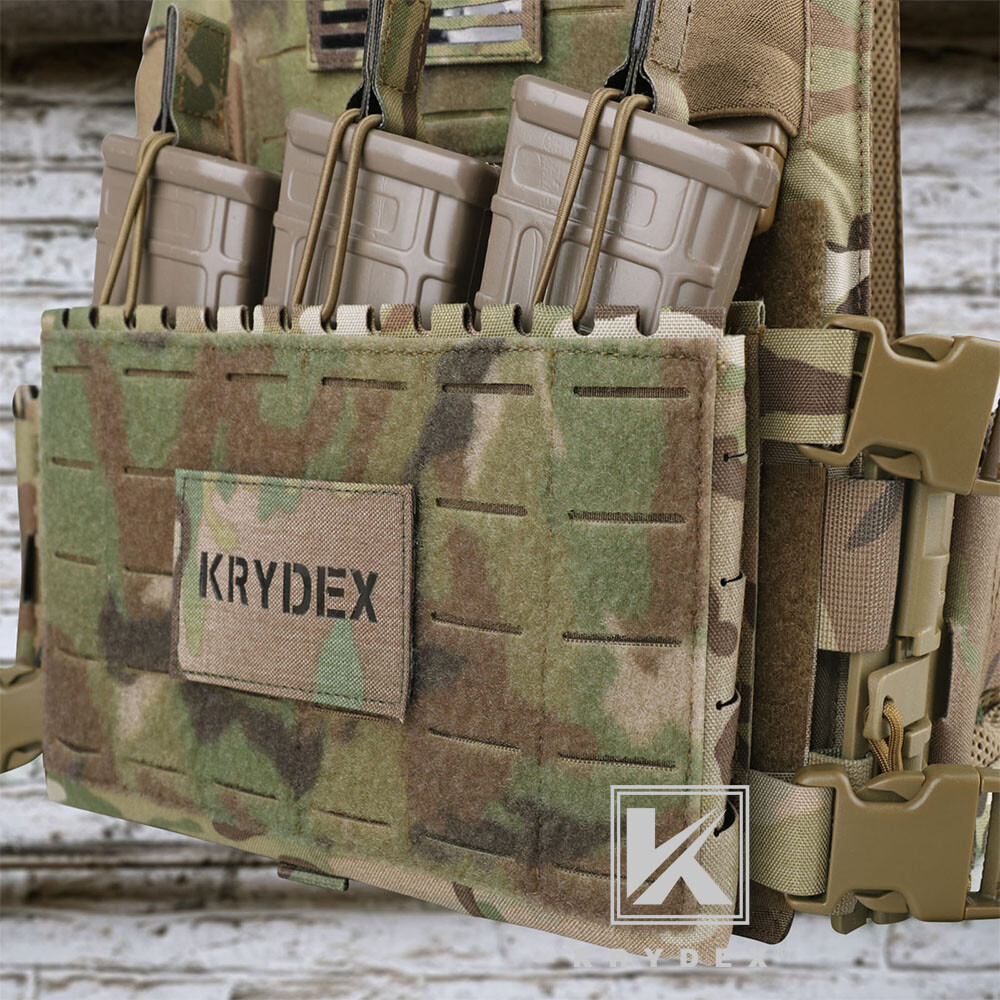 KRYDEX MK5 Tactical Placard Front Panel & Removable Buckle Laser Cut MOLLE