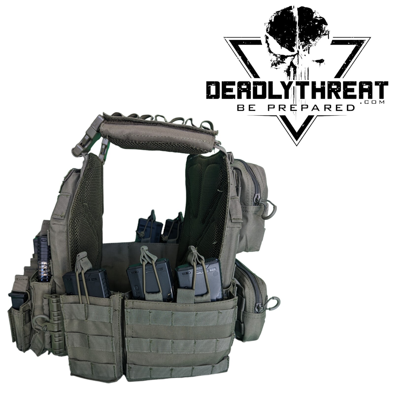 Urban Assault Phantom Sage Tactical Vest Plate Carrier W/ Level III Armor Plates