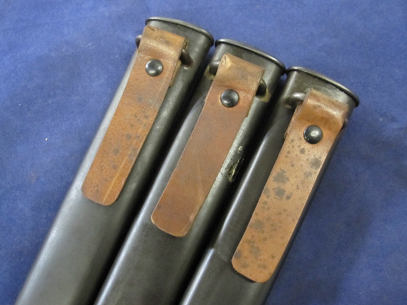 One Swiss K31 Bayonet with Scabbard - No Serials, Unissued - Blemished.