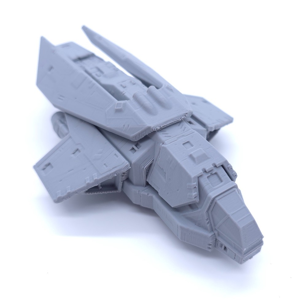 Diamondback - 1", 3", 6" or 12" Model - Custom Space Ship Sci-Fi Elite