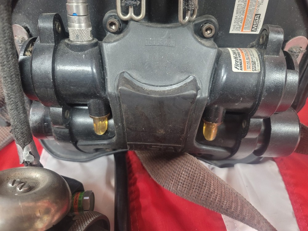 MSA Firehawk M7 SCBA Harness & Ultra Elite MSA Mask & Comms