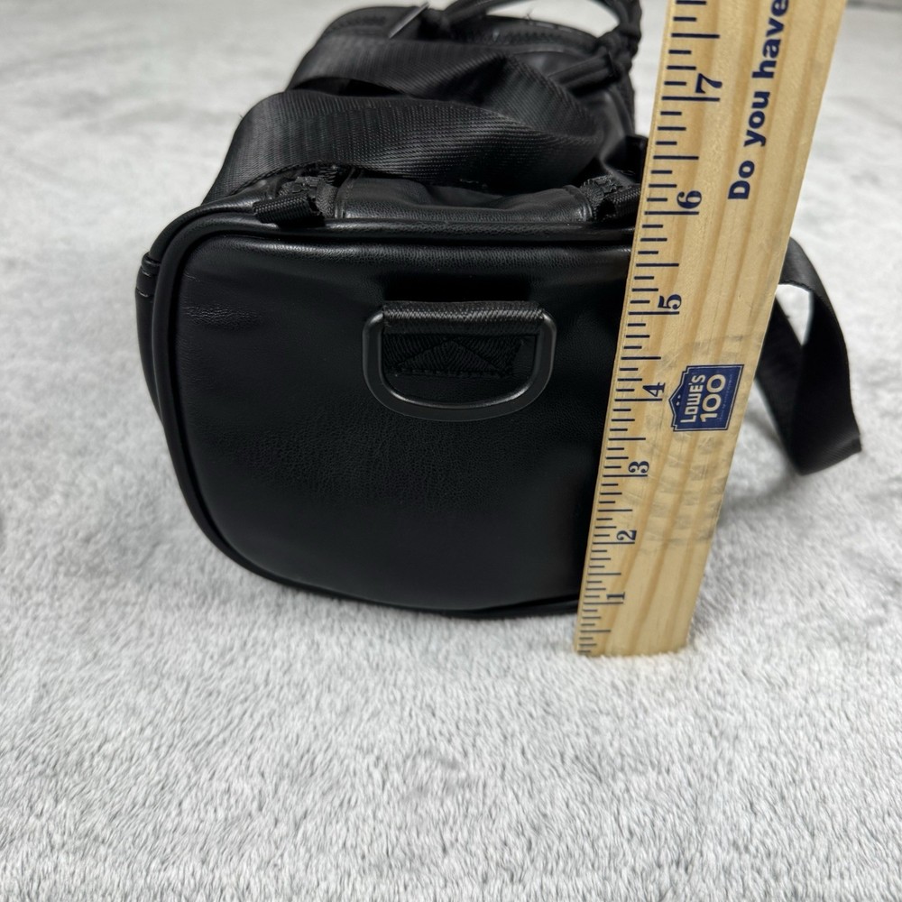 Fabletics Mini Duffel Gym Bag Black with Zipper Workout