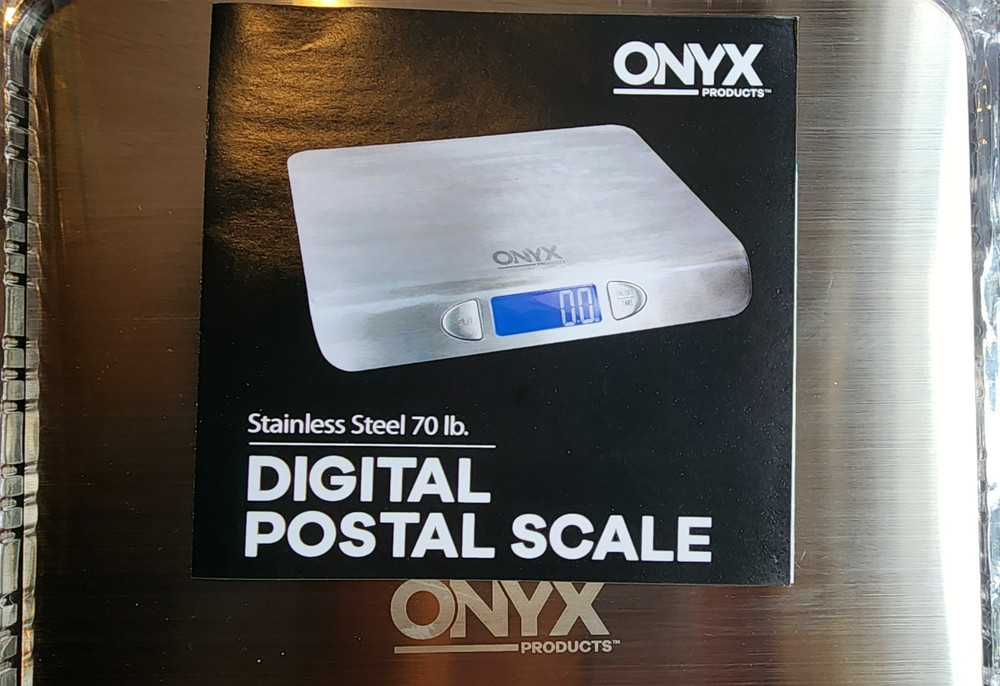 Onyx 70 lb Digital Postal Scale Compatible stamps.com Software LCD USB NIB