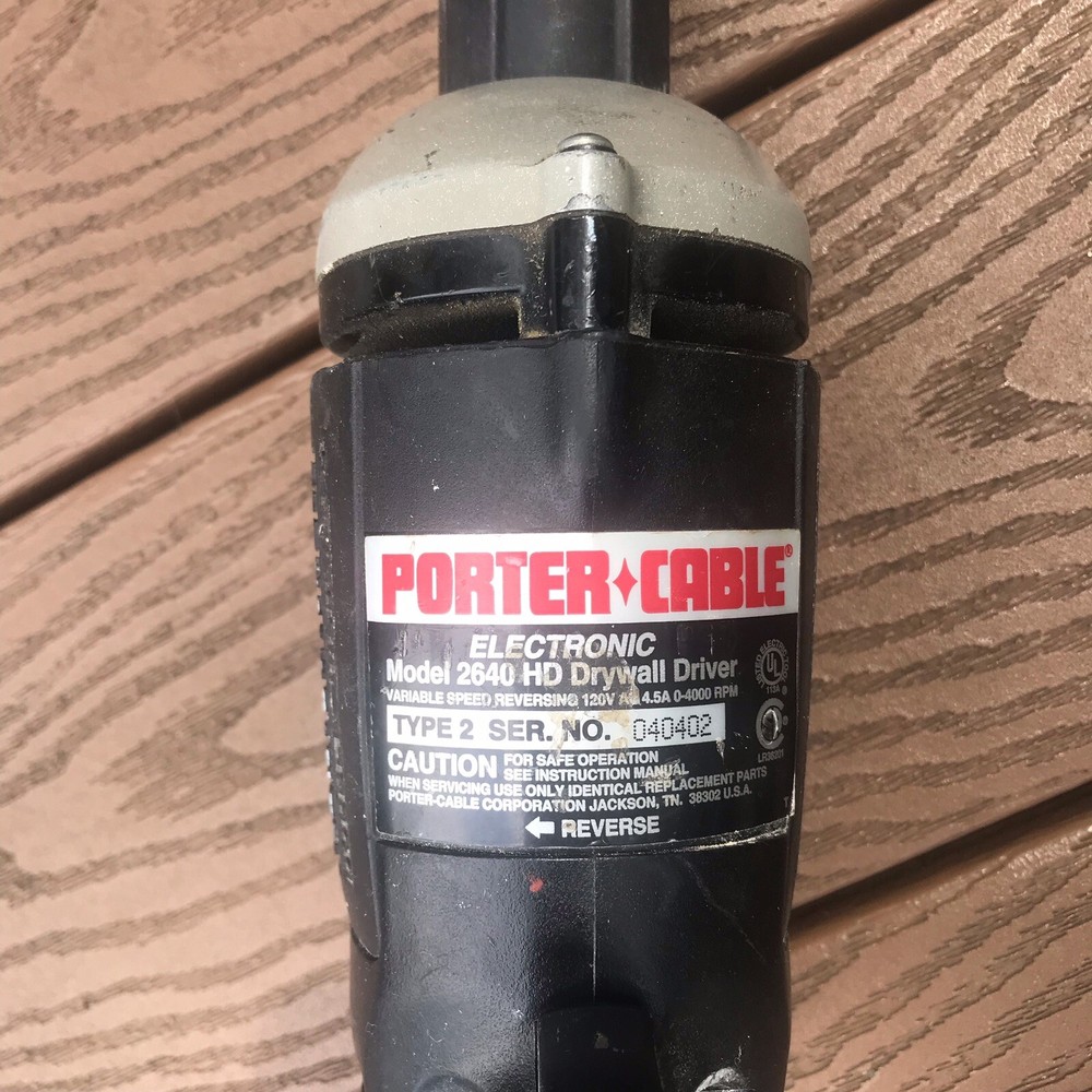 Porter Cable Electronic Drywall Driver Model 2640 HD
