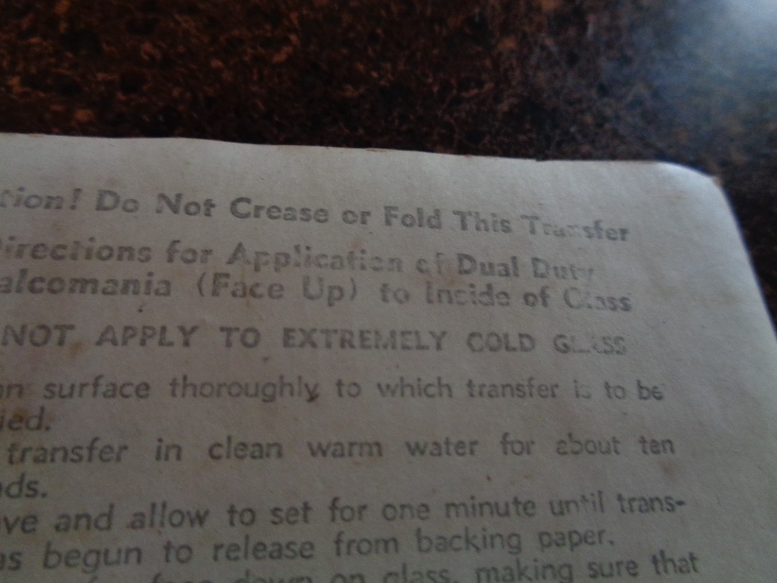 1898-1902 Spanish American War Decal WEISZ Chicago AS IS ROUGH Cuba Porto Rico