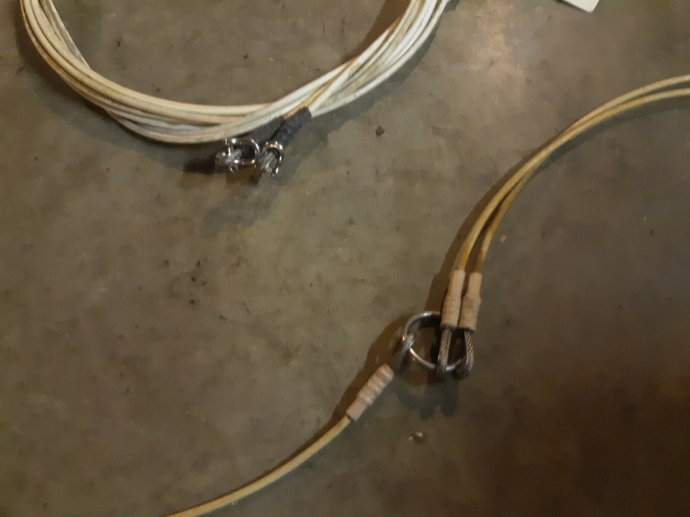 Rigging Cables Ropes Various Marine Lot