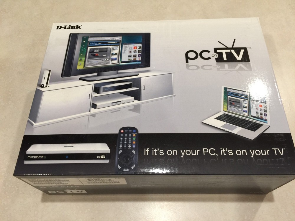 D-Link MediaLounge PC-on-TV Media Player DPG-1200