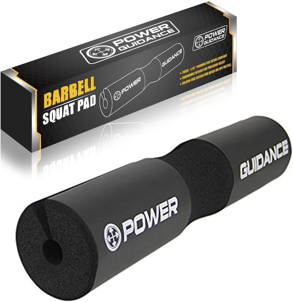Comfortable Barbell Squat Pad - Perfectly Fits Standard Bars for Secure Training