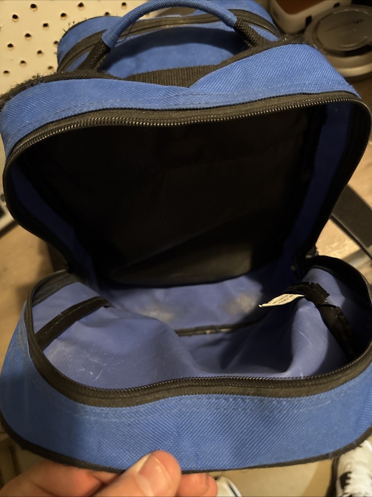 Ebonite One Ball Bowling Bag with Separate Shoe Compartment Blue