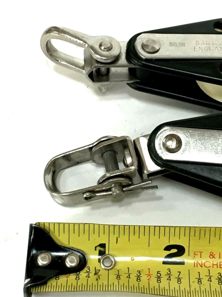 2 Barton England Marine Single Block