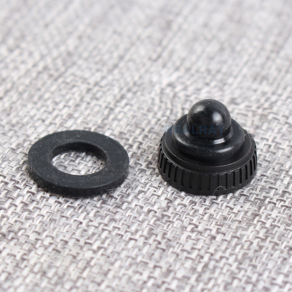 5x 12V Waterproof On-Off Push-Button Switch LED Push Button Switch w/ 4" Leads