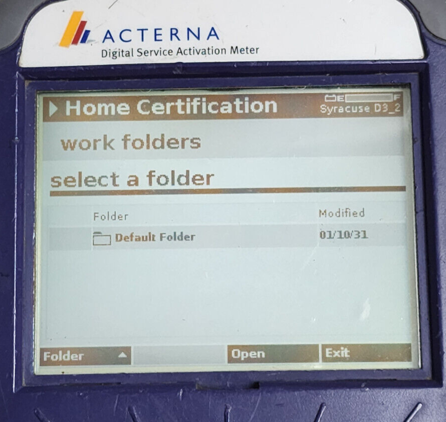Acterna DSAM-2500B, Home Certification, Secure Sync, BPI+ Cert 3