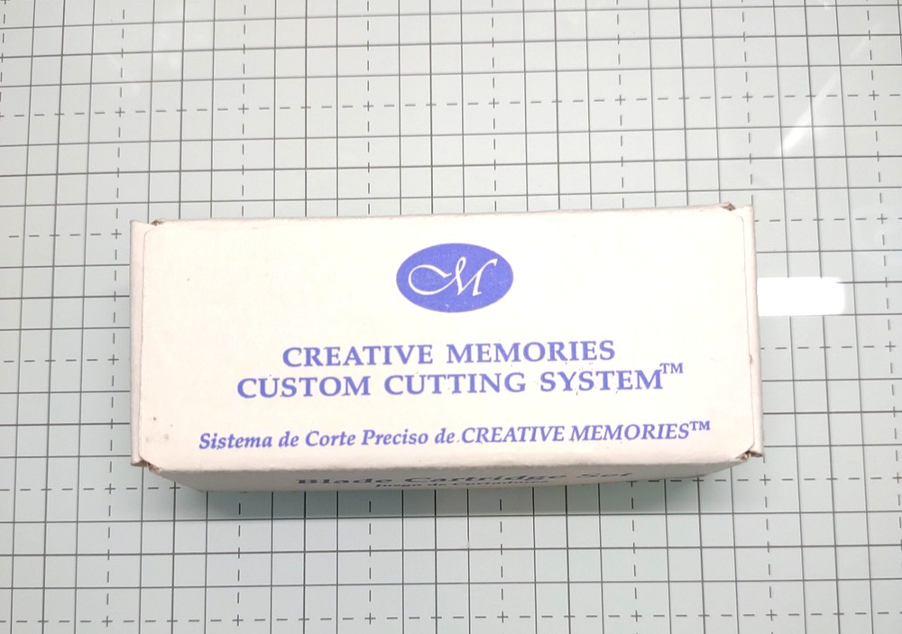 Creative Memories Custom Cutting System 3 PIECE Blade Set NEW IN BOX!!