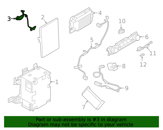 Genuine Ford GPS Navigation System Connector LB5Z10E929BA