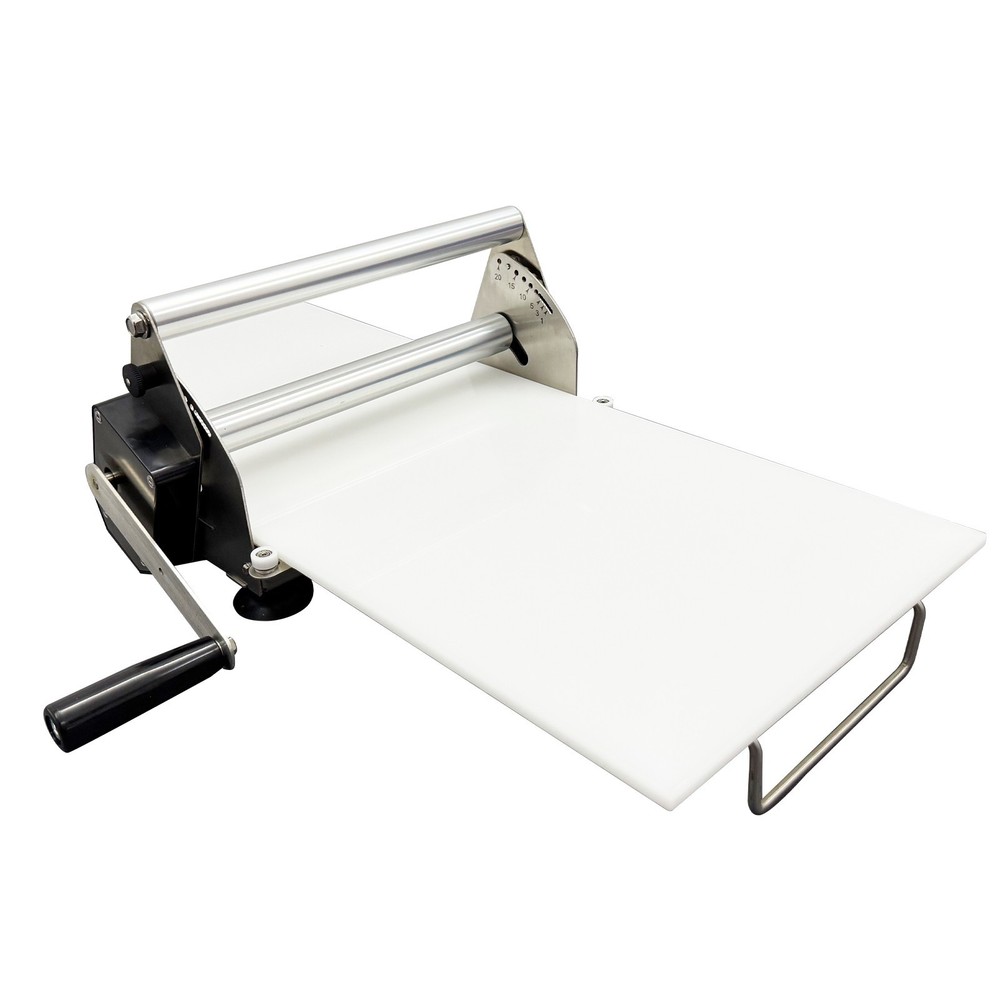 Manual Pastry Machine Stainless Steel Dough Sheeter Machine Adjustable Thickness