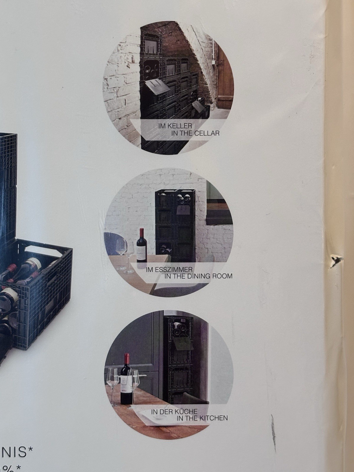 Isoco Weinbox Flexible Plastic Wine Rack Made in Germany