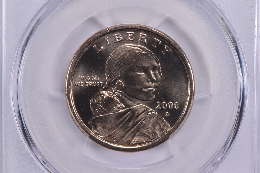 2000-D Sacagawea Dollar Millennium Set MS66 PCGS Blue Label